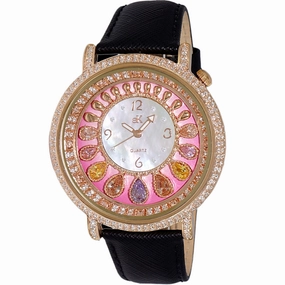 Adee Kaye Women's Tear Drop White Dial Watch