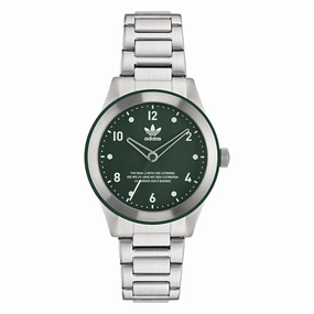Adidas Code Three 40mm Green Dial Watch AOSY22520