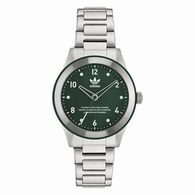 Adidas Code Three 40mm Green Dial Watch AOSY22520