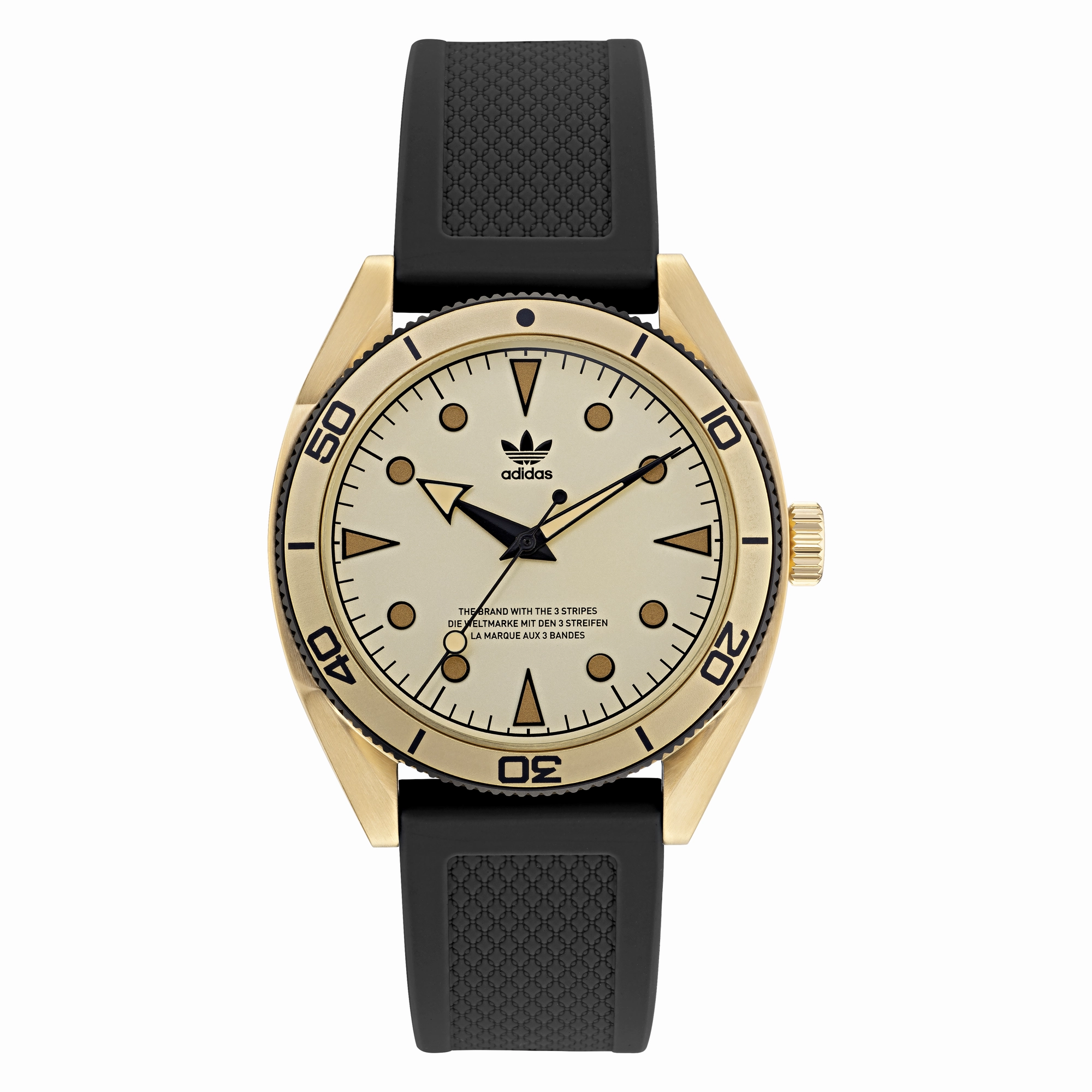 Adidas Edition Two 42mm Gold Dial Watch AOFH22002