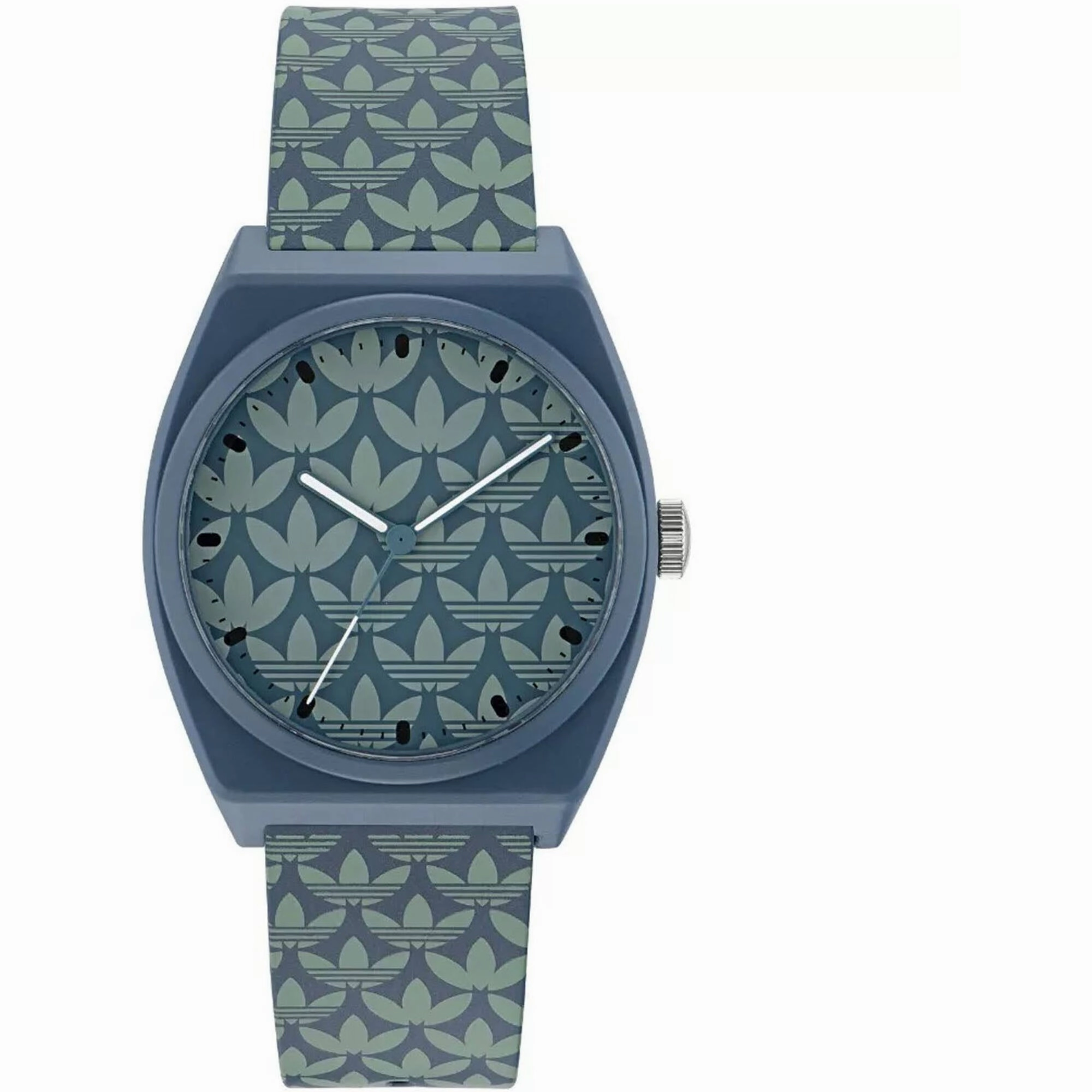 Adidas Men's Watch - Originals Blue Resin Case Silicone Rubber Strap | AOST23053