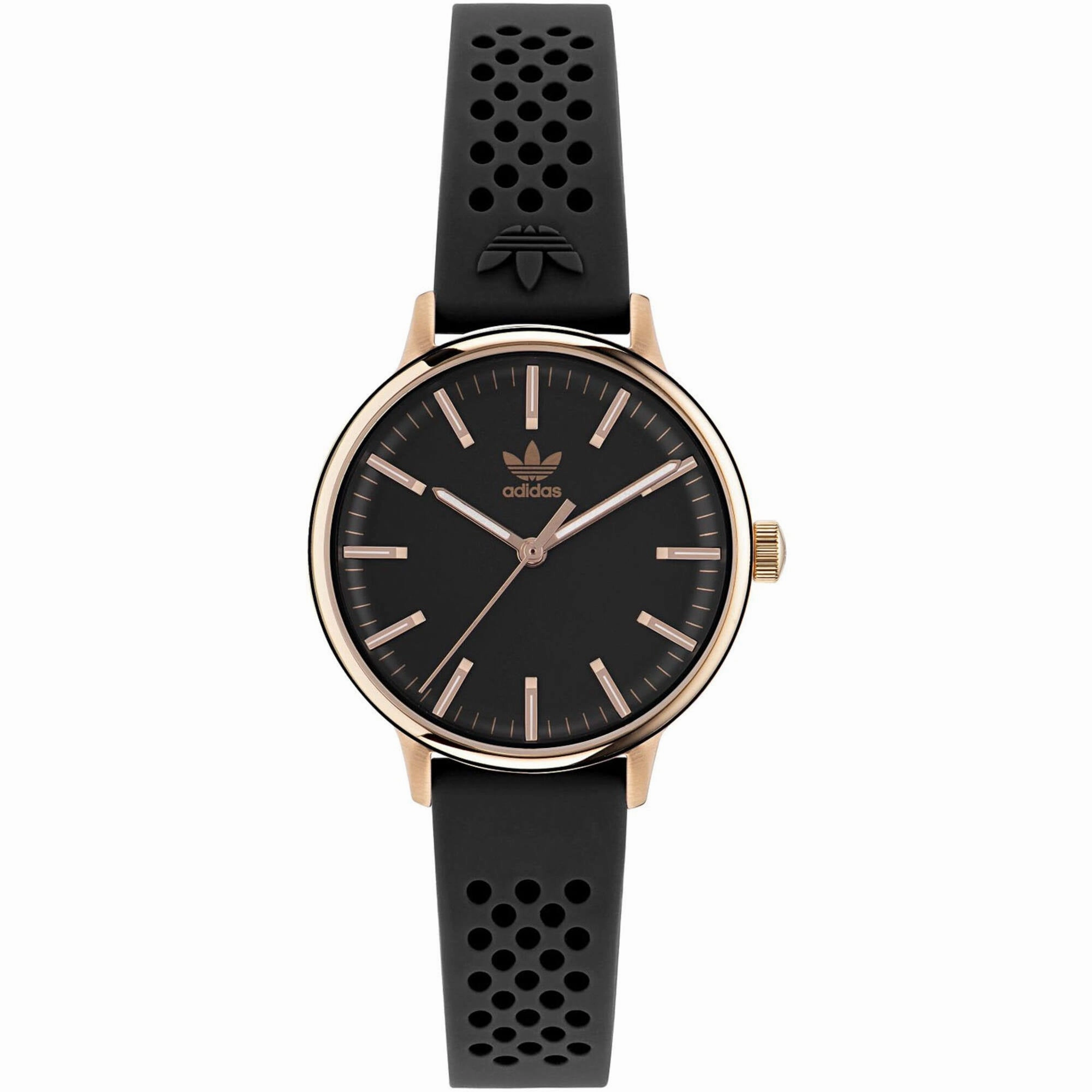 Adidas Men's Watch - Originals Quartz Black Dial Silicone Rubber Strap | AOSY23026
