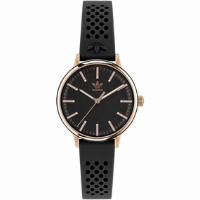 Adidas Men's Watch - Originals Quartz Black Dial Silicone Rubber Strap | AOSY23026
