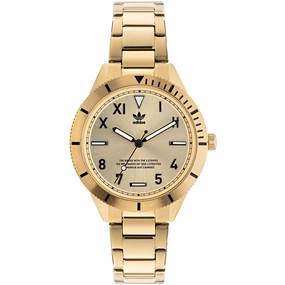 Adidas Women's Watch - Originals Yellow Gold Stainless Steel Bracelet | AOFH22061