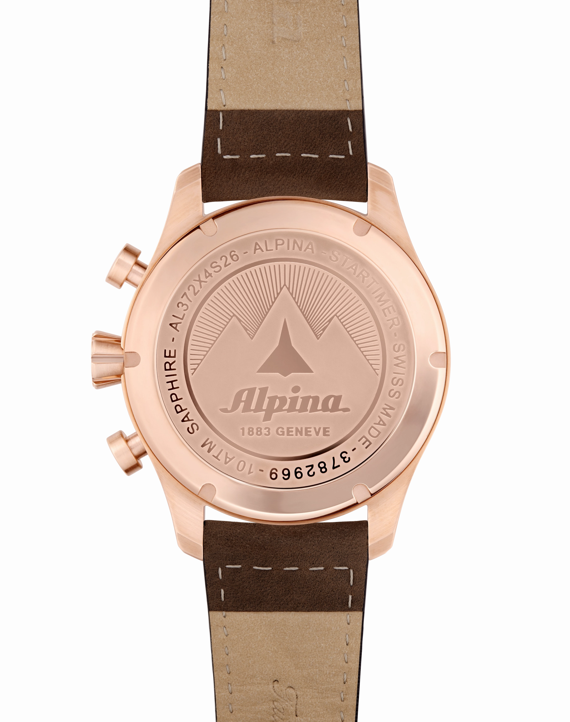 Alpina Startimer Pilot Chronograph Watch AL-372NB4S4