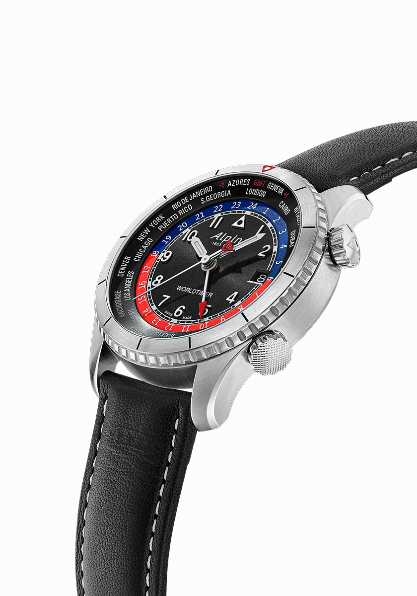 Alpina Startimer Pilot Quartz Worldtimer AL-255BRB4S26