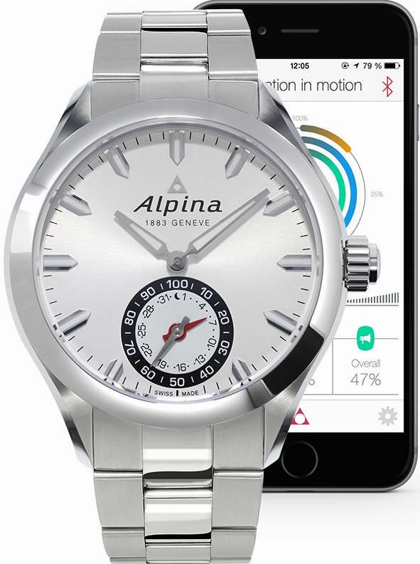 Alpina Watch Horological Smartwatch Motion X Quartz