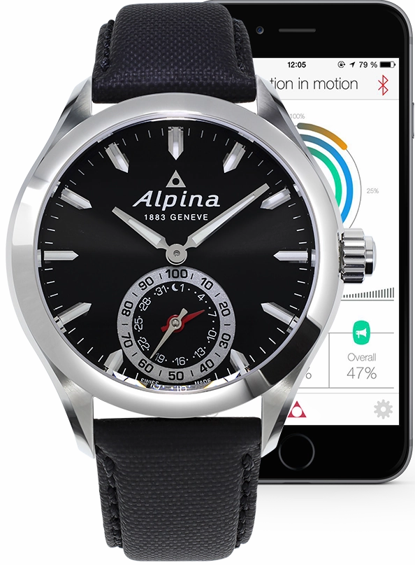 Alpina Watch Horological Smartwatch Motion X Quartz