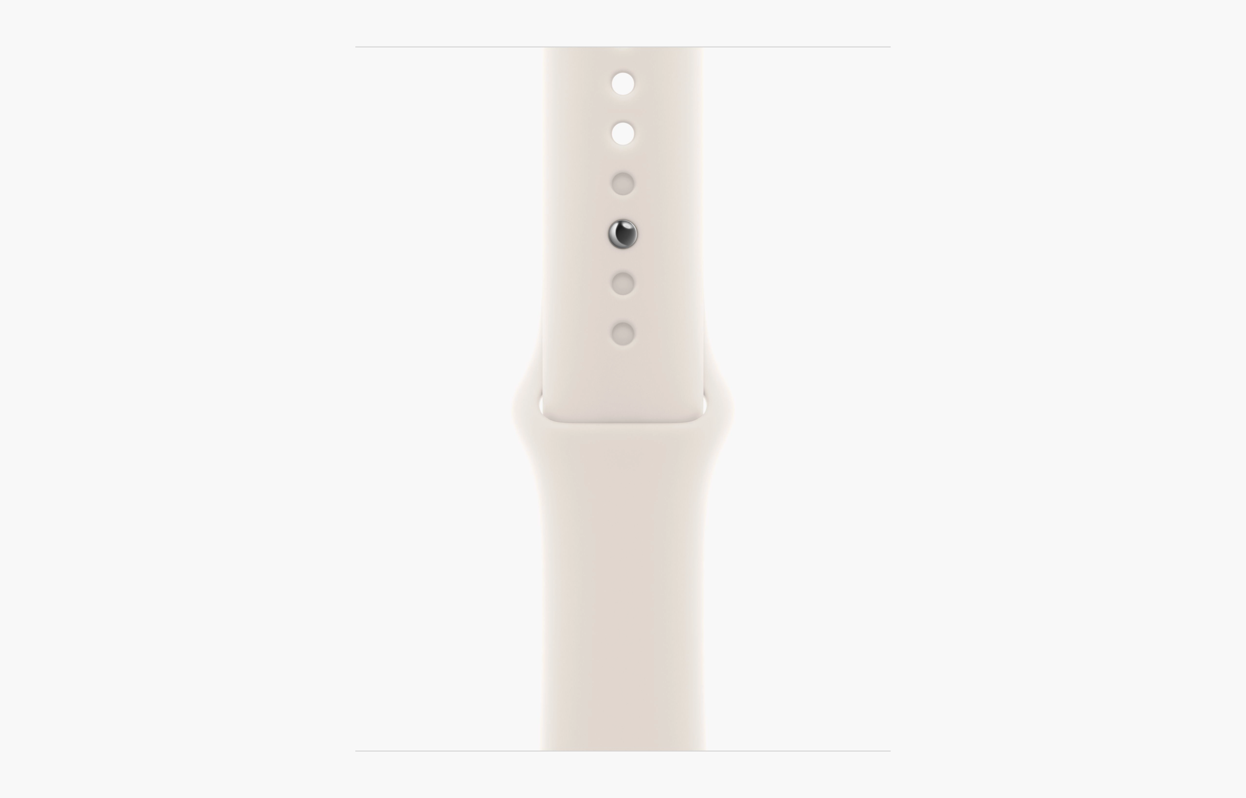 Apple Watch SE GPS 40Mm, Starlight Aluminium Case with Starlight Band, M/L