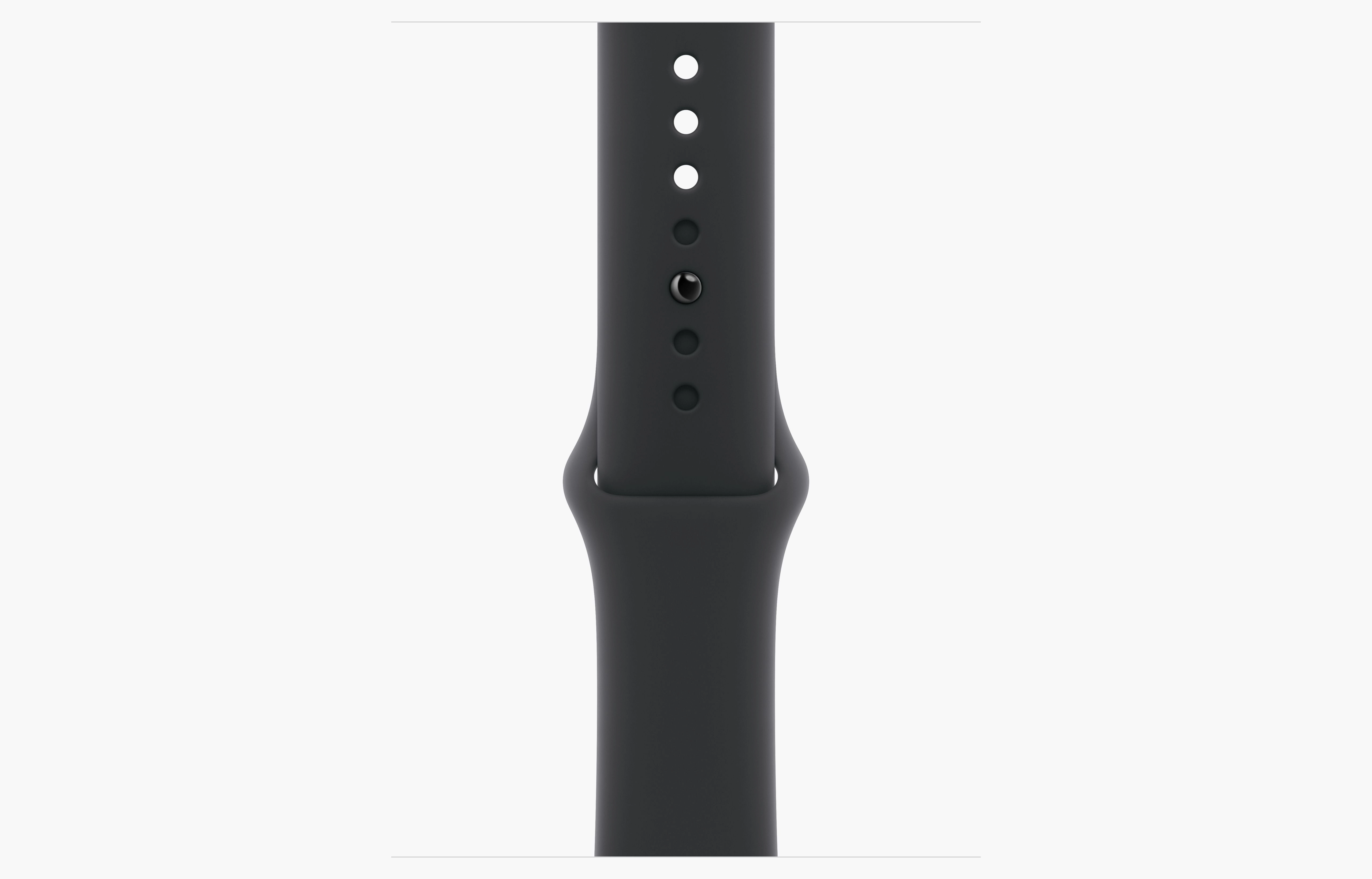 Apple Watch Series 10 GPS 46Mm Jet Black Aluminium Case, Black Sport Band, M/L
