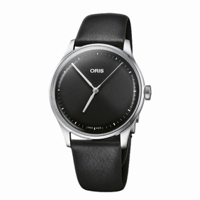 Artelier S 38mm - Black on Leather Strap