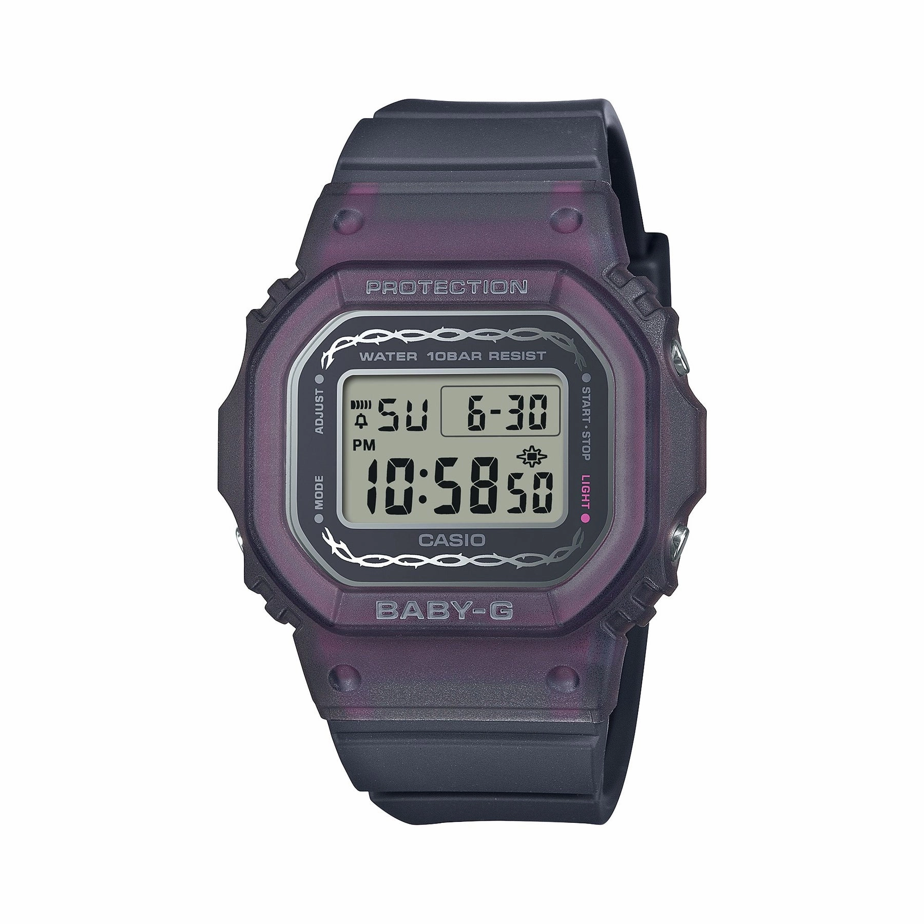 Baby G BGD-565 Series Black Resin Band Watch BGD565RS-8D