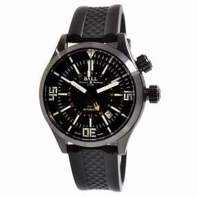 Ball Men's Automatic Watch - Engineer Master II Diver Black Strap | DG1020A-P3AJ-BK