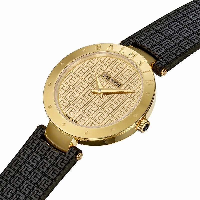 Balmain Balmainia Bijou Gold, Rubber Watch B42503227
