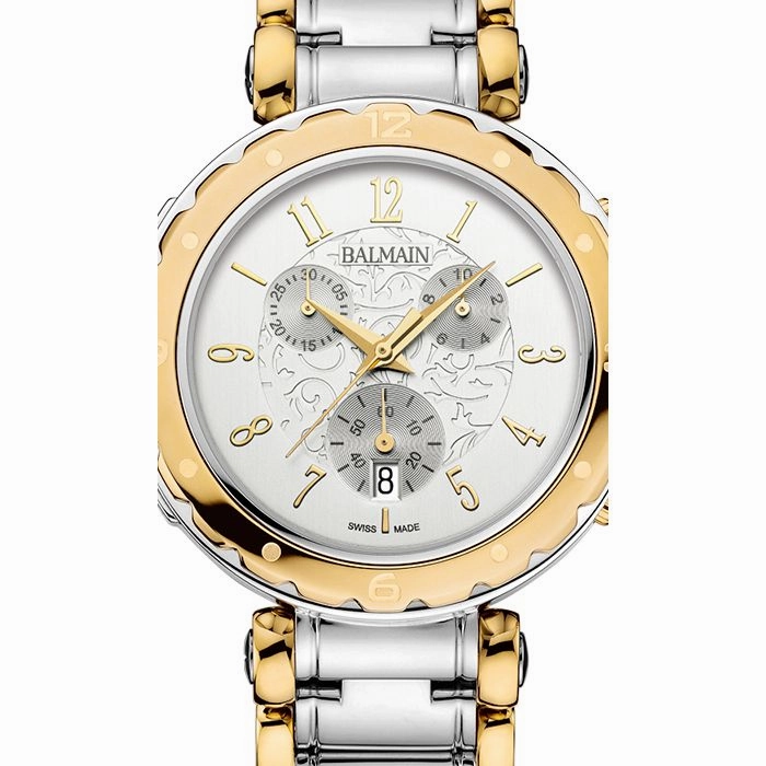 Balmain Balmainia Two-Tone Chronograph Watch B56323913