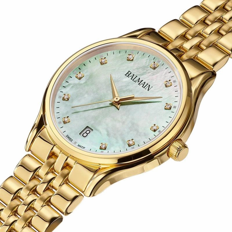 Balmain Beleganza Diamonds Gold Watch B83503376