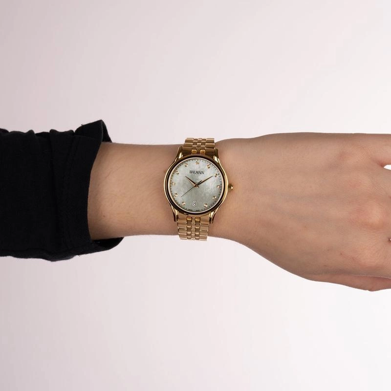 Balmain Beleganza Diamonds Gold Watch B83503376