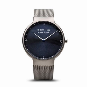 Bering Max Ren Brushed Grey Mesh Watch