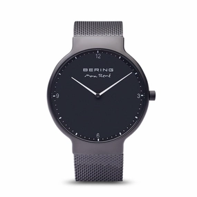 Bering Max Ren Matt Black Mesh Watch