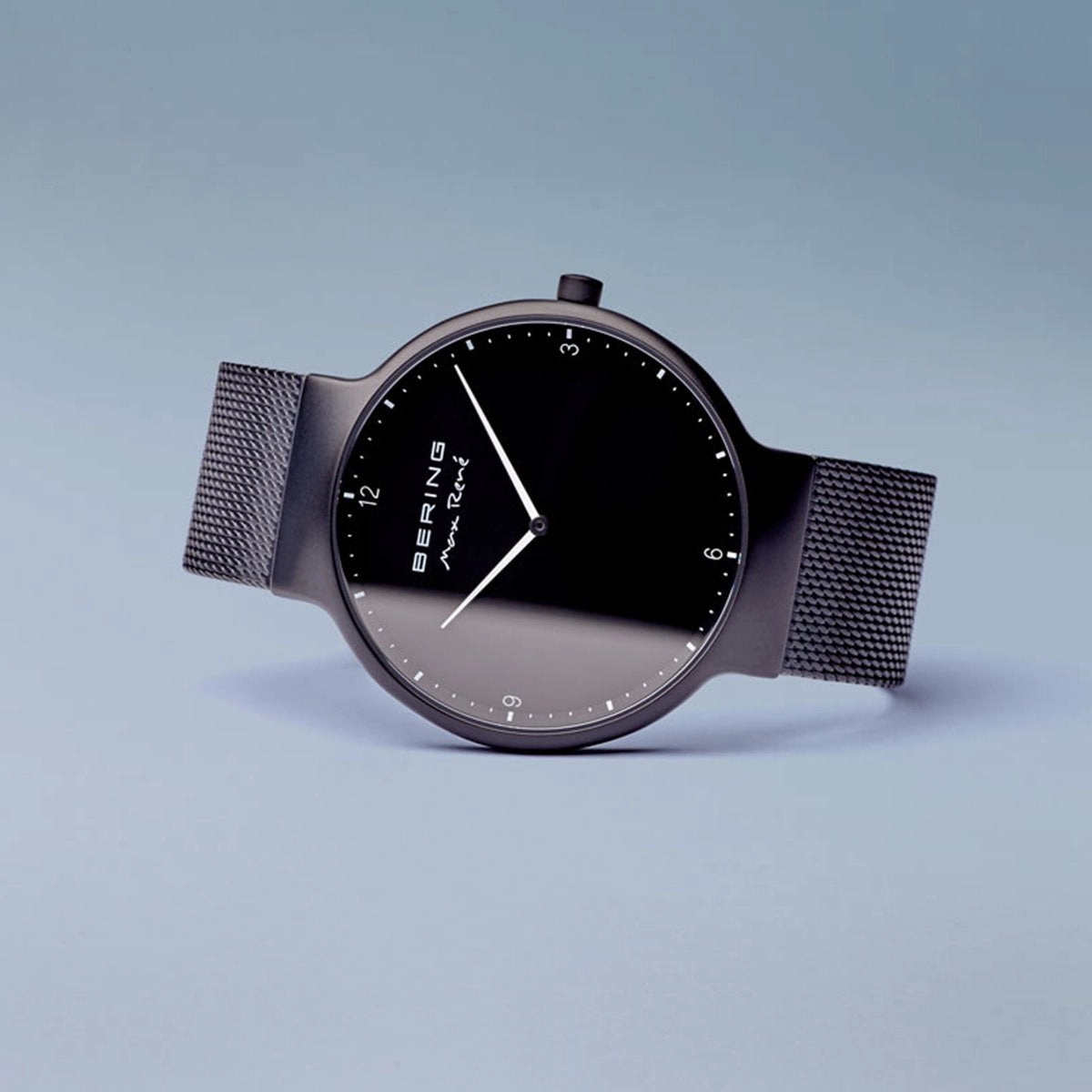 Bering Max Ren Matt Black Mesh Watch