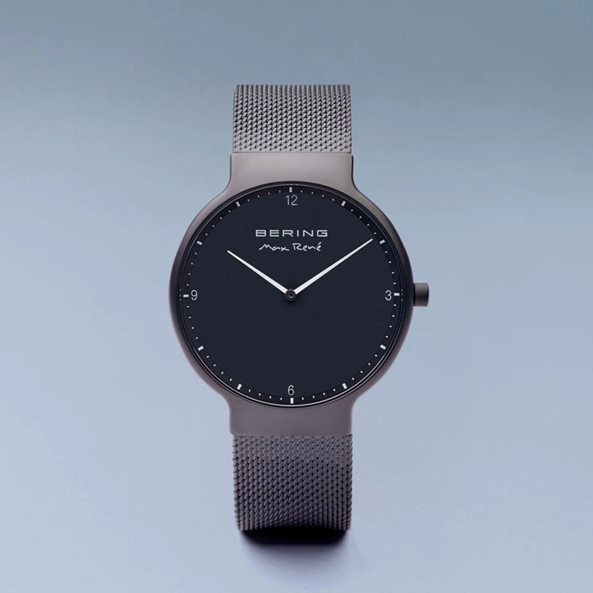 Bering Max Ren Matt Black Mesh Watch