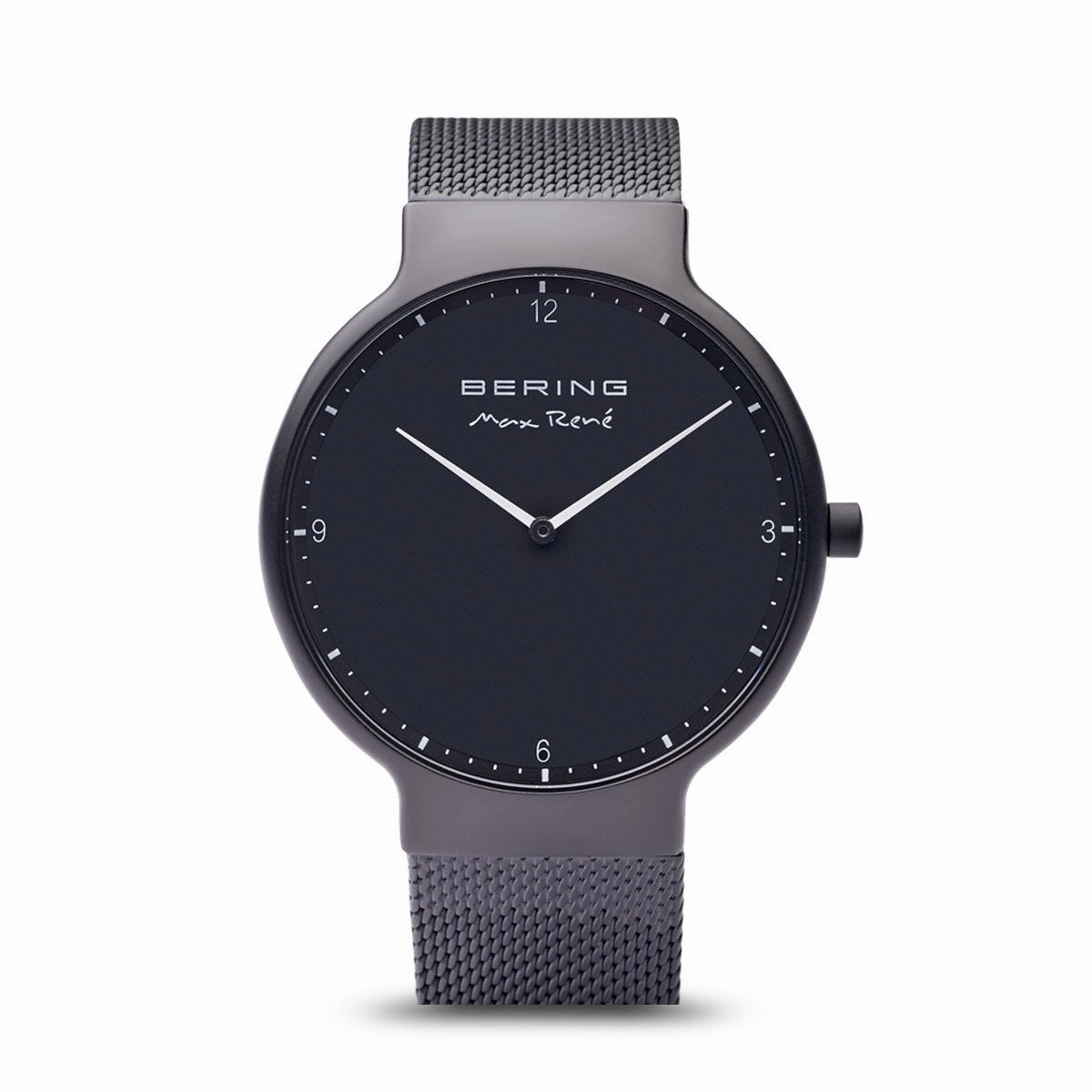 Bering Max Ren Matt Black Mesh Watch