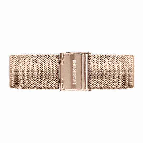 Boccadamo Cinturino in acciaio mesh rosata CCM002R