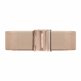 Boccadamo Cinturino in acciaio mesh rosata CCM002R