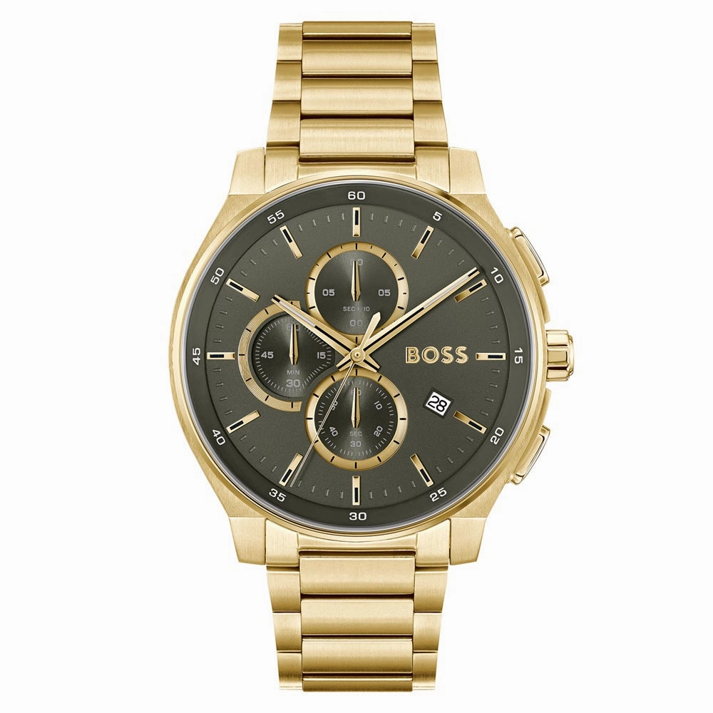 Boss Watches Peak 2.0 Gold Plated Mens Watch 1514190