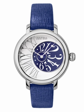 Brera Orologi "Valentina Elegant" BRVAEL3801 Silver/Blue Women's Watch