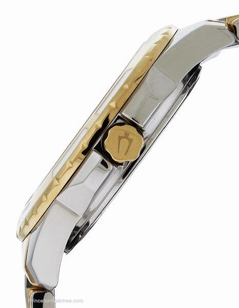 Bulova Diamond Ladies Watch - Mother-of-Pearl - Stainless and Gold-Tone