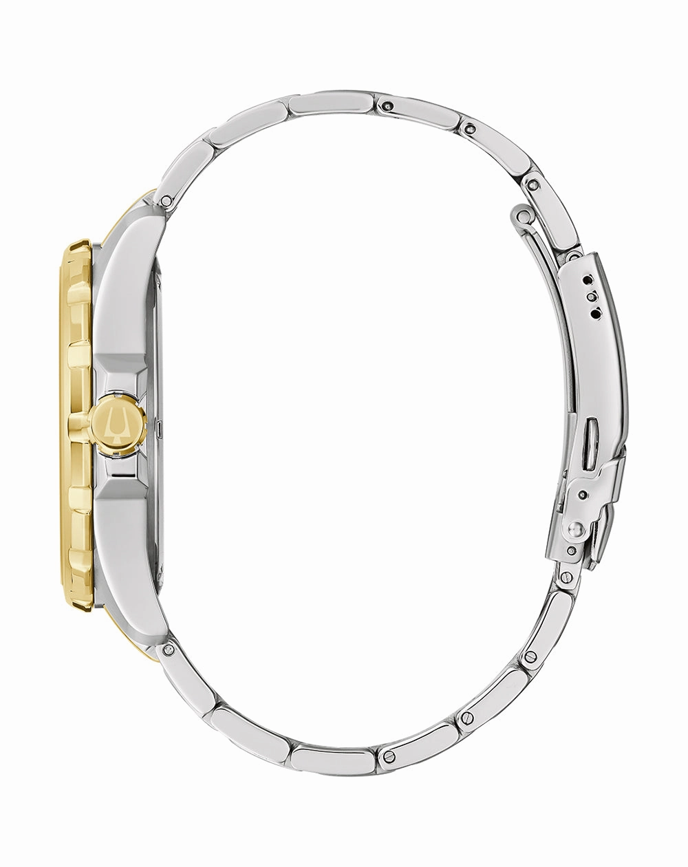 Bulova Marine Star Men's Watch in Two-Tone Stainless Steel with Blue Sunray Dial 98B384