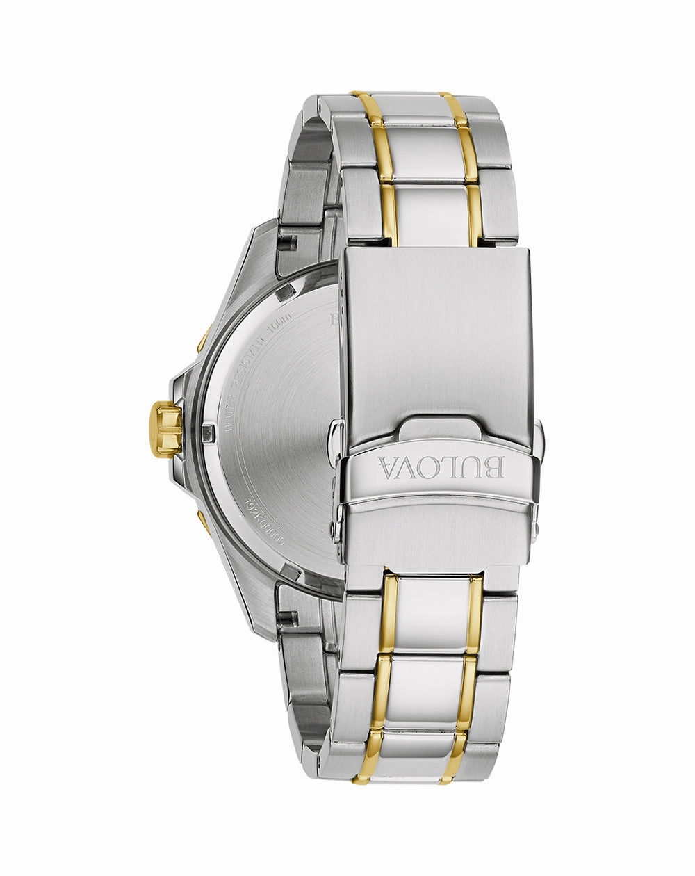 Bulova Marine Star Men's Watch in Two-Tone Stainless Steel with Blue Sunray Dial 98B384