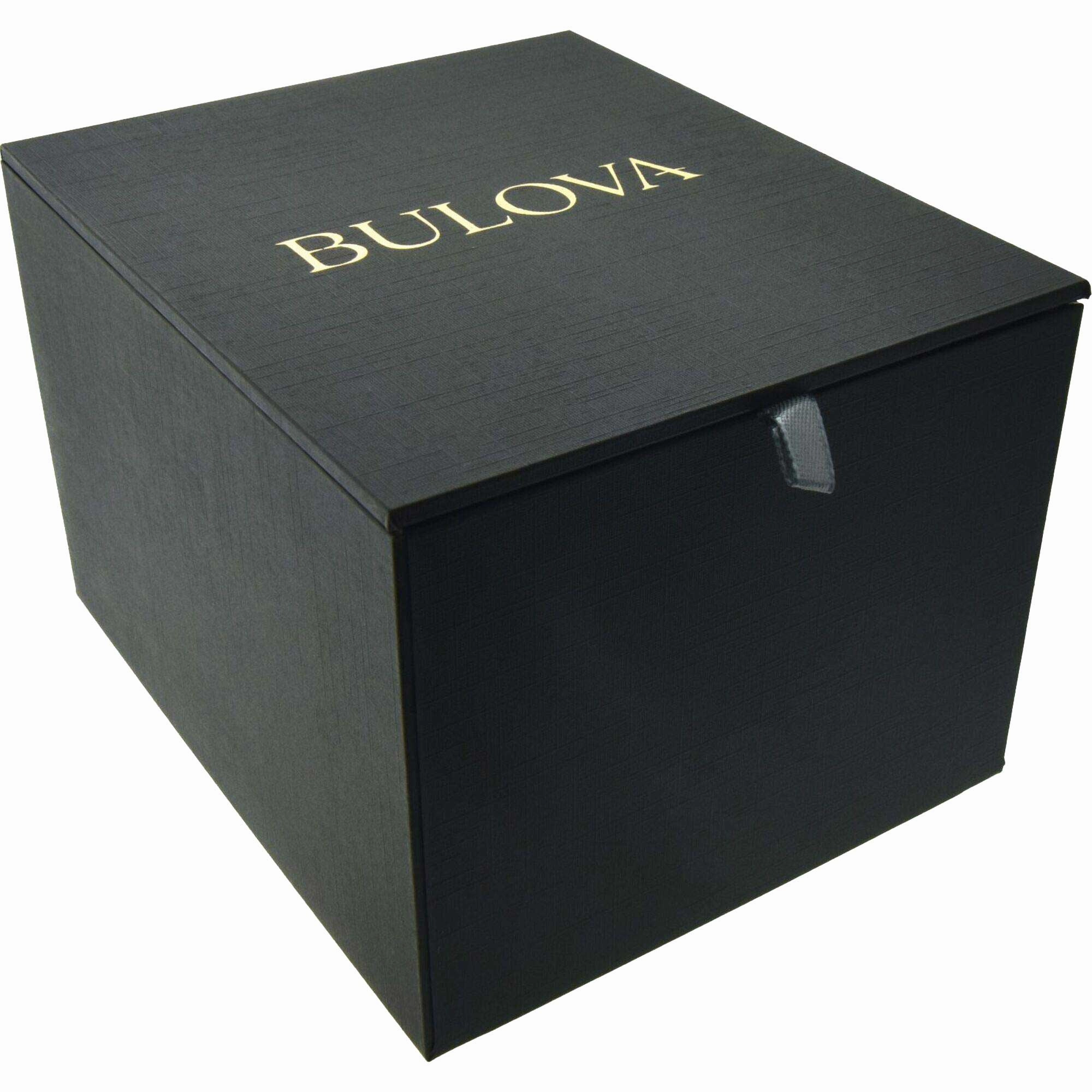 Bulova Men's Watch - Oceanographer Automatic Black Dial Rose Gold Bracelet | 97B215