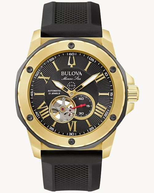 BULOVA Mens Automatic Series A Marine Star 98A272
