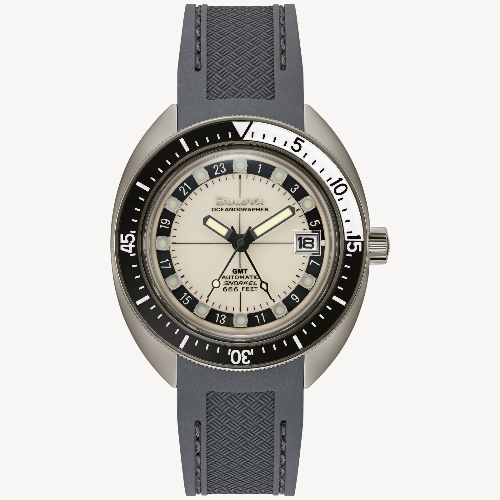 BULOVA Mens Automatic Snorkel Oceanographer 98B407