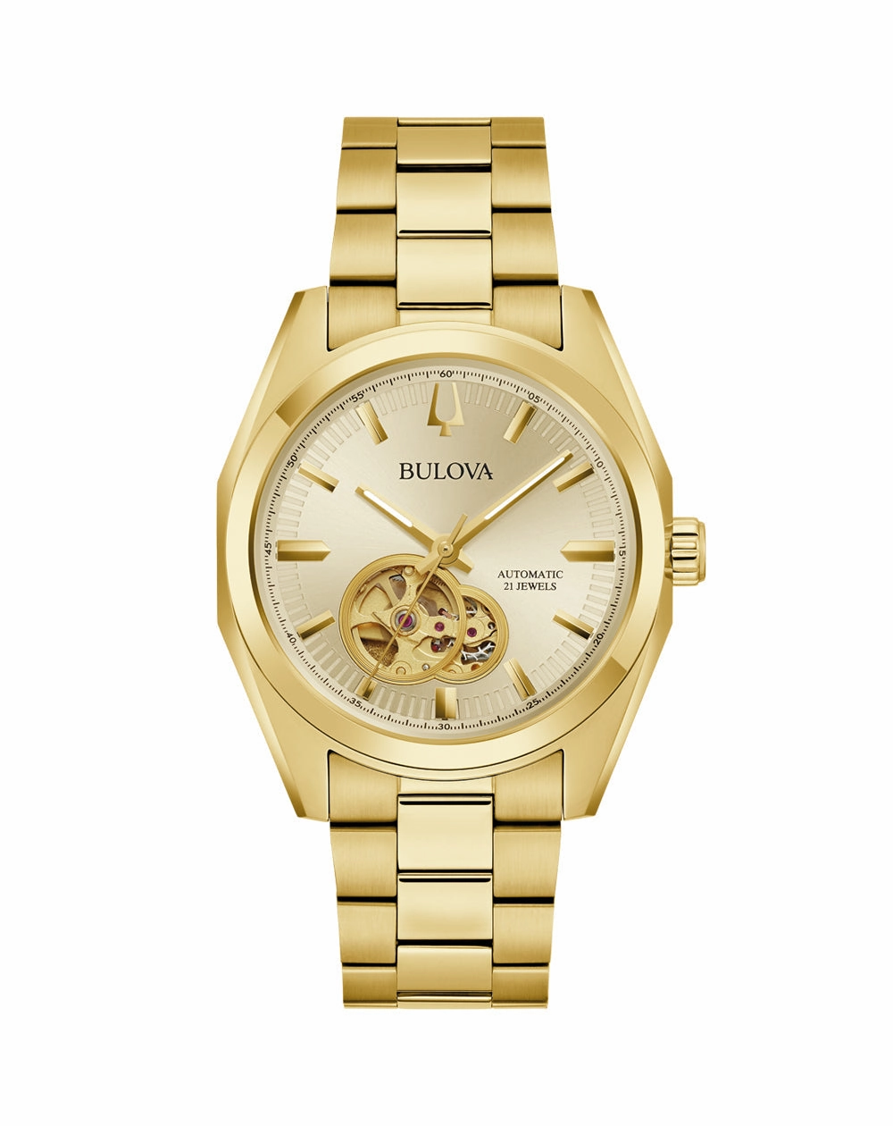 BULOVA Mens Automatic Surveyor Dress/Classic 97A182