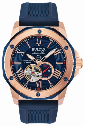 BULOVA MENS MARINE STAR WATCH 98A227