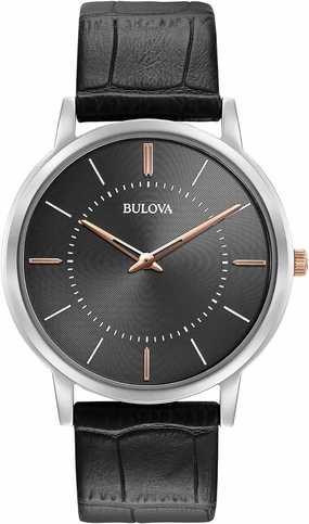 BULOVA Mens Quartz Classic Dress/Classic 98A167
