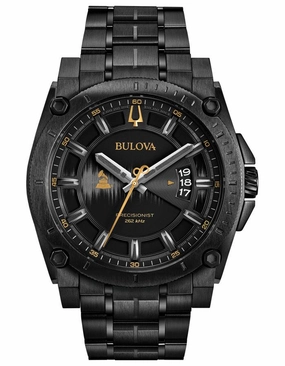 Bulova Special Edition Grammy Precisionist - Black Case & Bracelet - Date - 300m