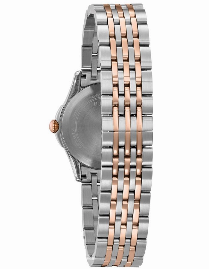 Bulova Womens Classic - White MOP Dial - Stainless - Two-Tone - Bracelet - Date