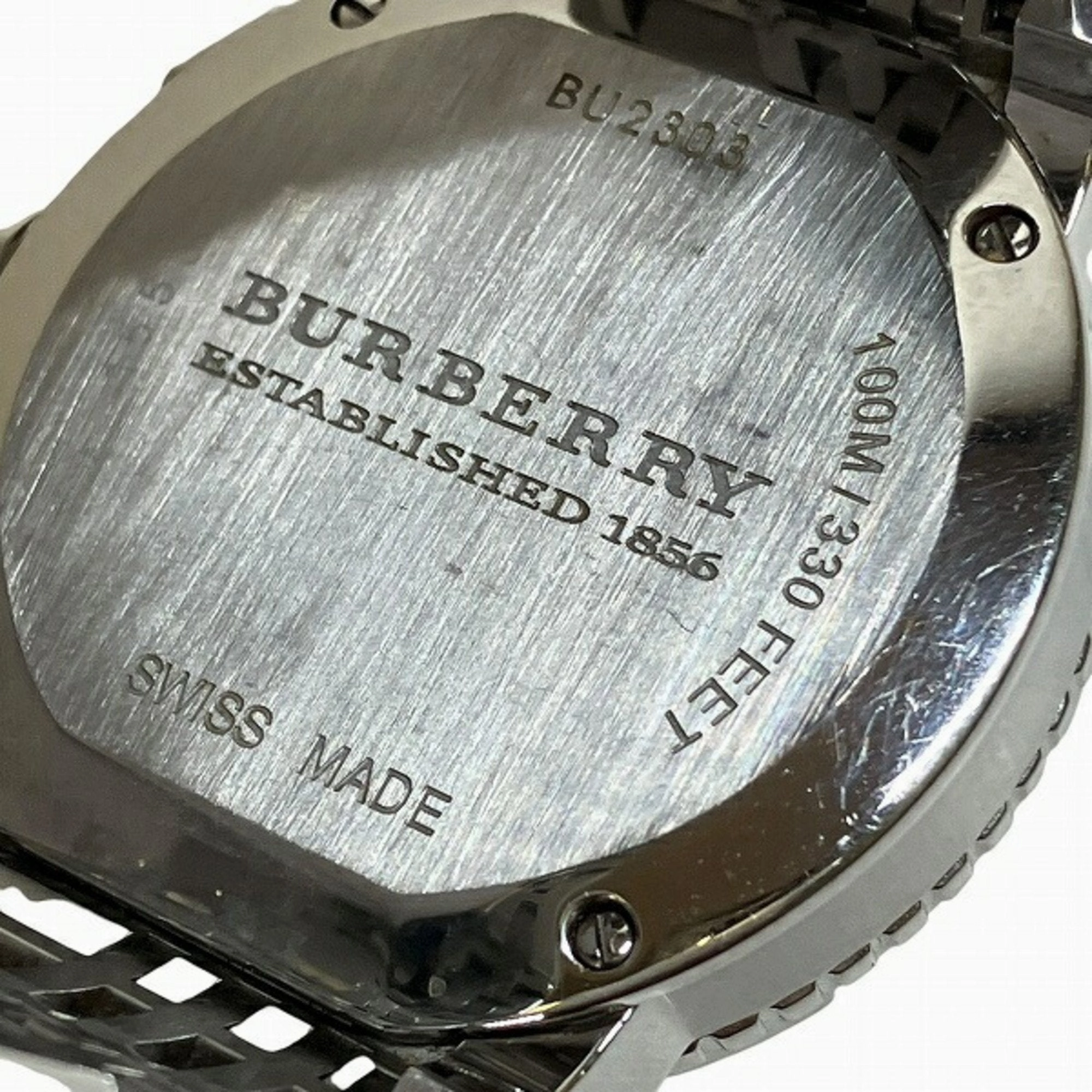 Burberry Stainless Steel Wristwatch (Pre-Owned)
