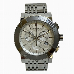 Burberry Stainless Steel Wristwatch (Pre-Owned)