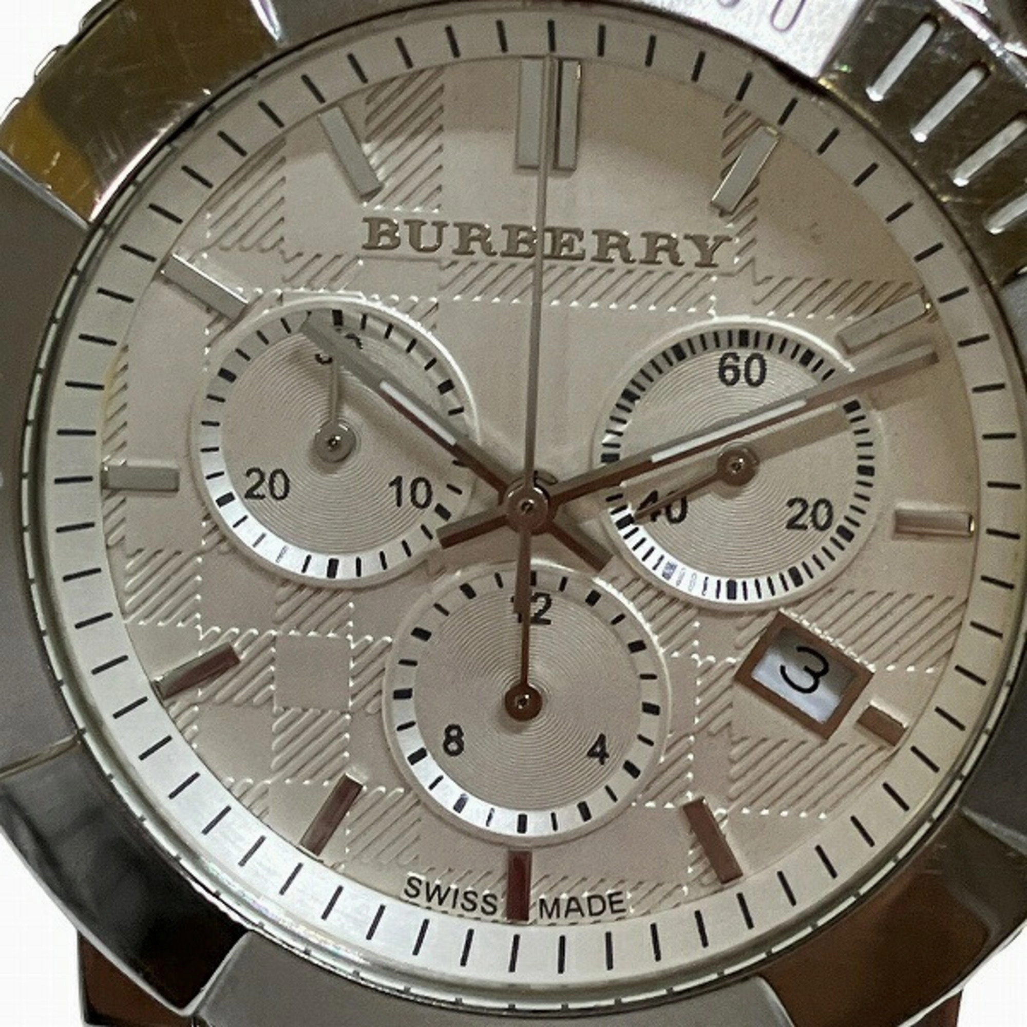 Burberry Stainless Steel Wristwatch (Pre-Owned)