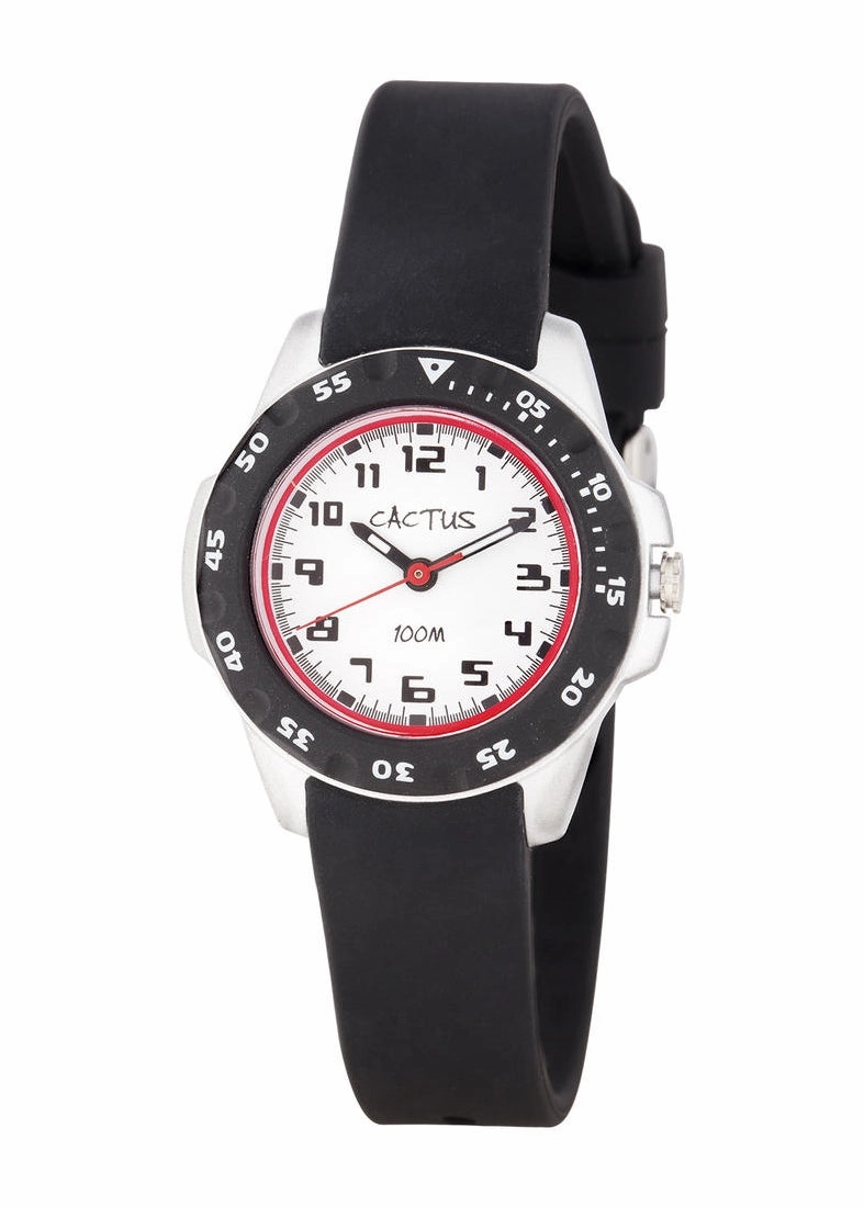 CACTUS REEF BLACK SILICONE BAND CAC-132-M01