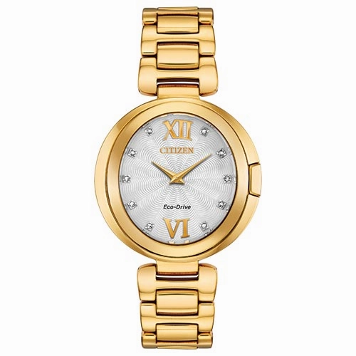 Capella Diamond Silver Dial Ladies Watch