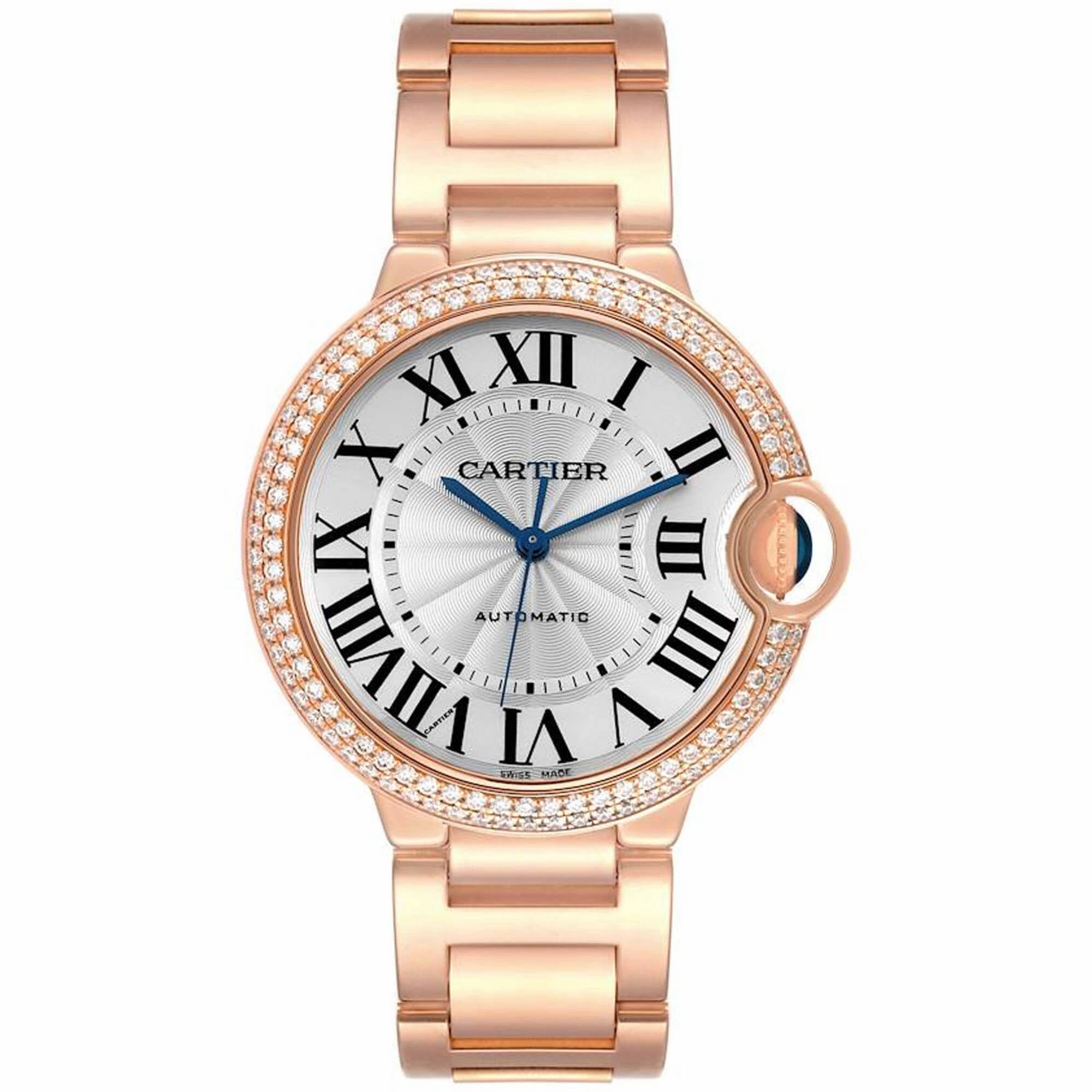 Cartier Men's Watch - Ballon Bleu de Cartier Automatic Silver Dial Steel | WE9005Z3