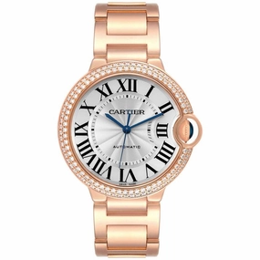 Cartier Men's Watch - Ballon Bleu de Cartier Automatic Silver Dial Steel | WE9005Z3