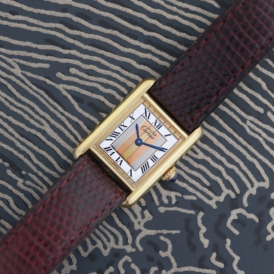 Cartier Must de Cartier Tank, Tri-Tone