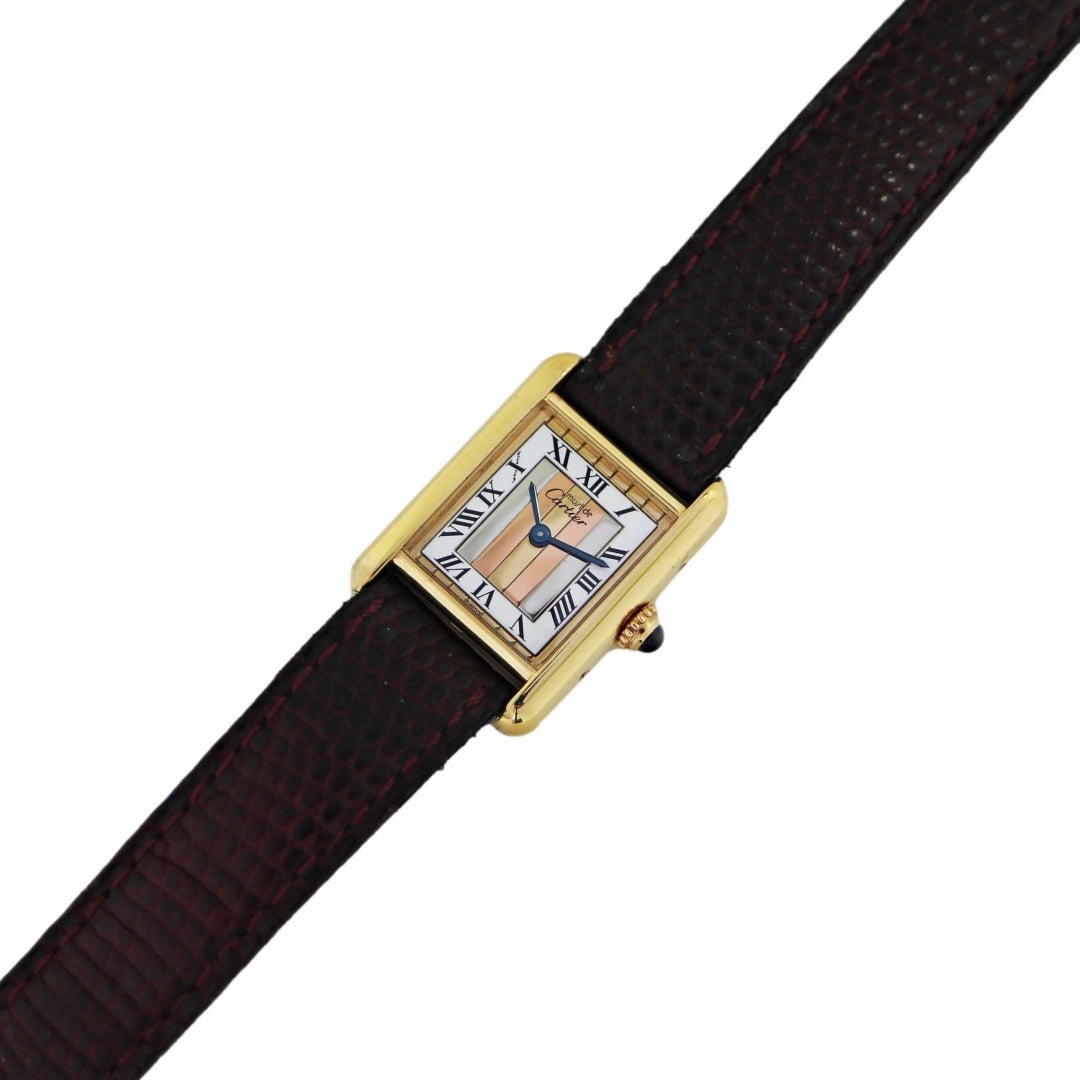 Cartier Must de Cartier Tank, Tri-Tone